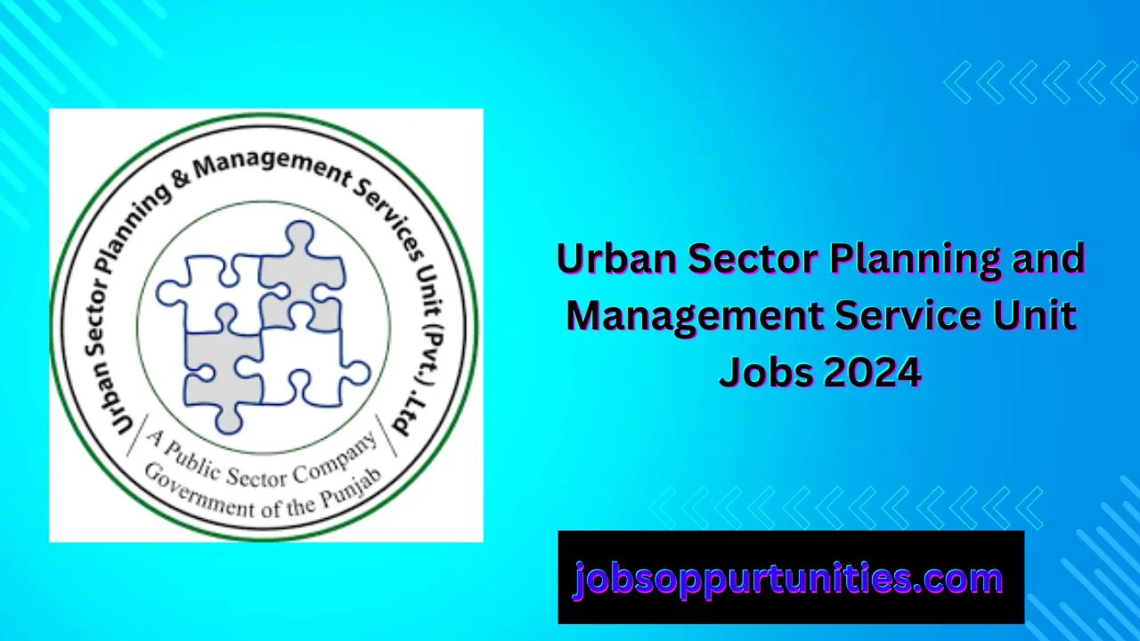 Urban Sector Planning and Management Service Unit Jobs 2024