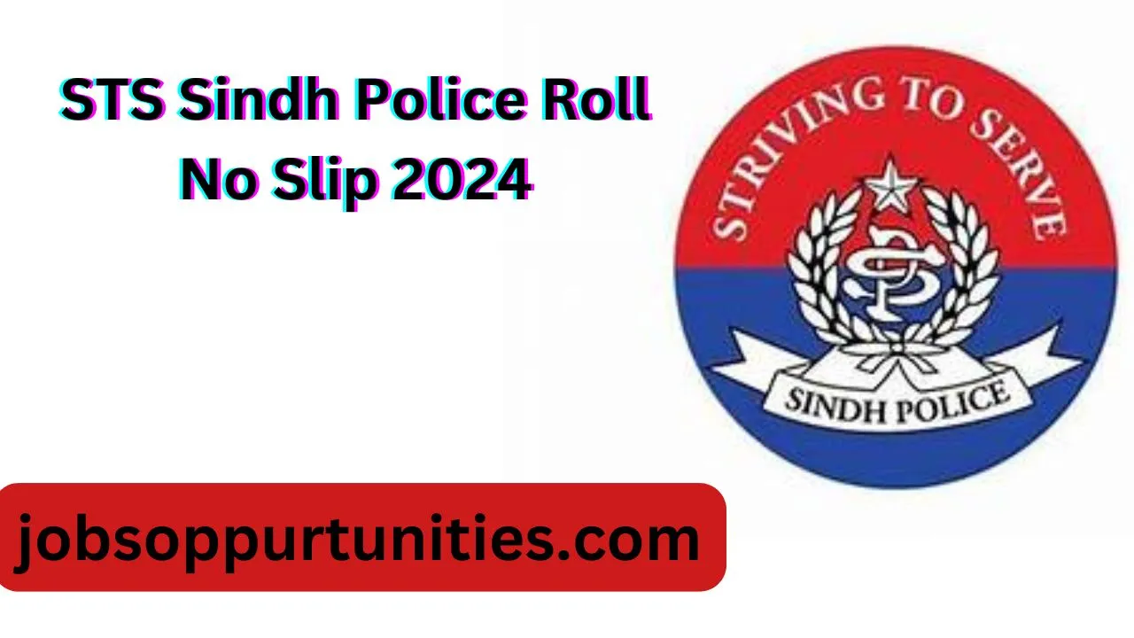 STS Sindh Police Roll No Slip 2024